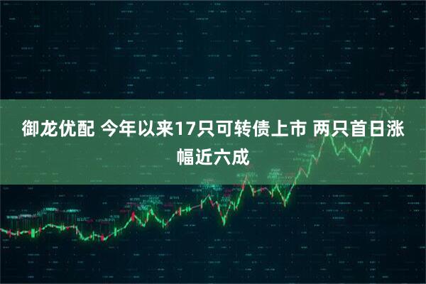 御龙优配 今年以来17只可转债上市 两只首日涨幅近六成