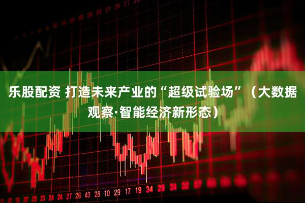 乐股配资 打造未来产业的“超级试验场”（大数据观察·智能经济新形态）